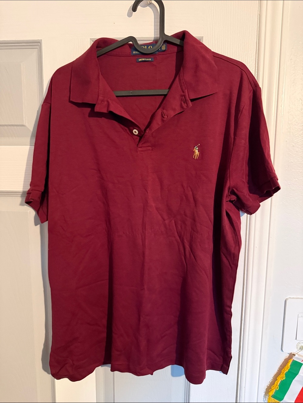 Polo by Ralph Lauren Men’s Burgundy Polo Shirt